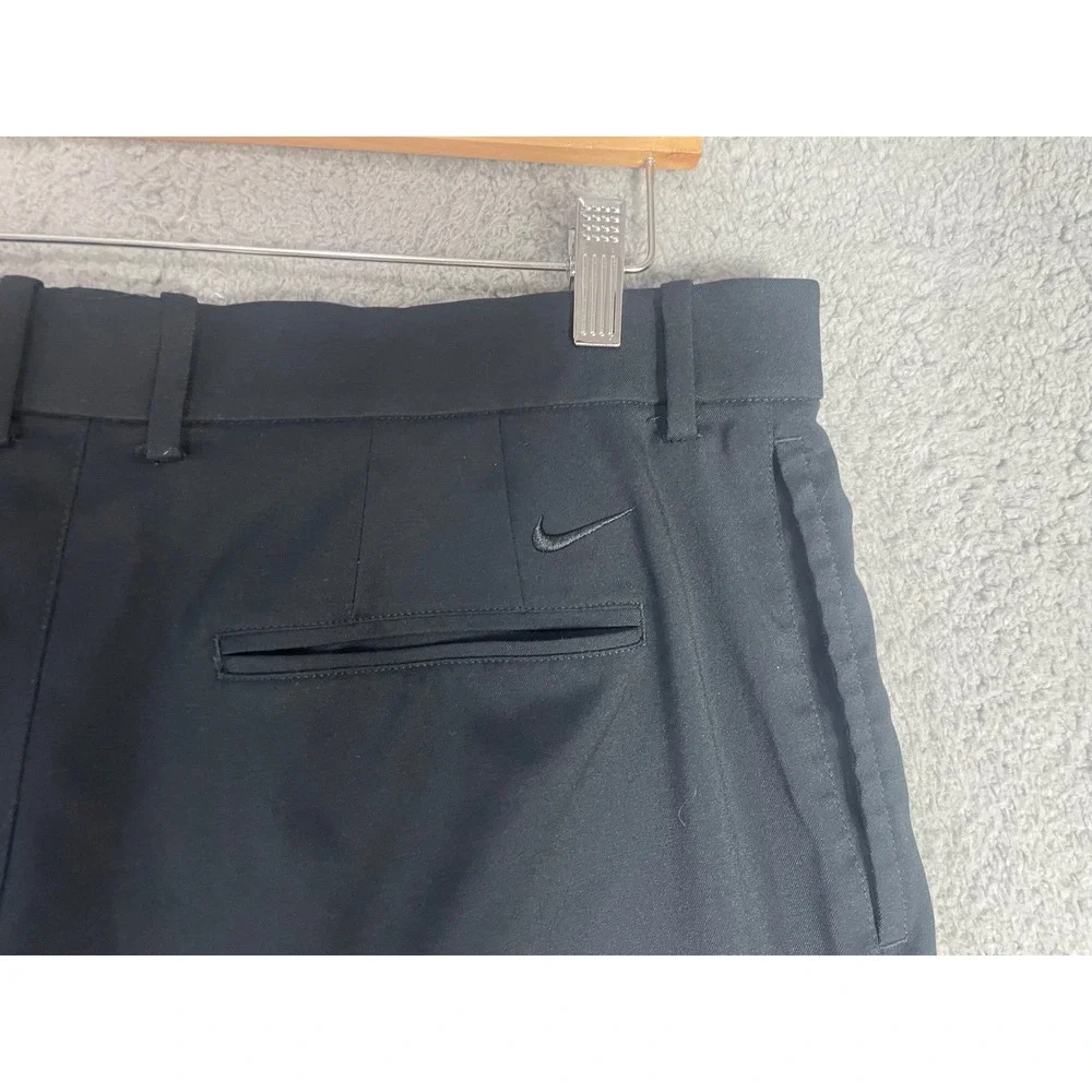 Nike Golf Dri-FIT Shorts Mens 36 Black Flat Front Performance Athletic